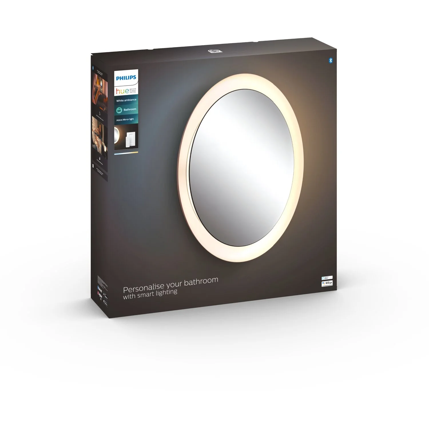 Philips Hue White Ambiance LED-Spiegelleuchte Adore 22 W Inkl. Dimmschalter 7 Philips Hue White Ambiance LED-Spiegelleuchte Adore 22 W Inkl. Dimmschalter – Bild 7