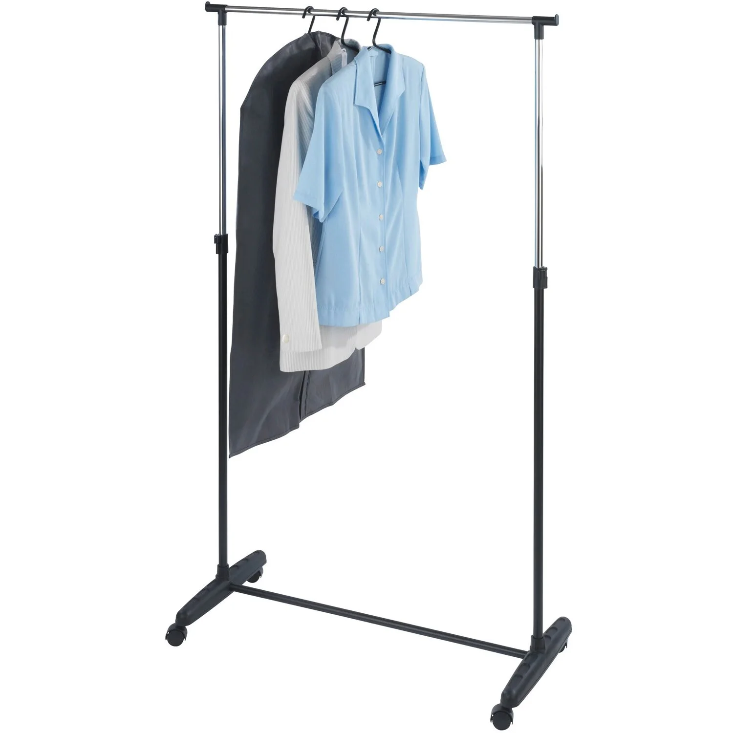 Wenko Kleiderständer Mikey Chrom-Schwarz Breite 90 Cm 4 Wenko Kleiderständer Mikey Chrom-Schwarz Breite 90 Cm – Bild 4