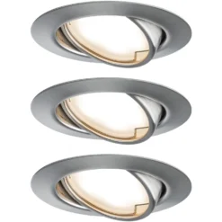 Paulmann LED-Einbauleuchte Base Coin Schwenkbar 3 X 5 W 51 Mm 13 Paulmann LED-Einbauleuchte Base Coin Schwenkbar 3 X 5 W 51 Mm -Lampen & Leuchten affär 934651 2
