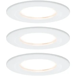 Paulmann LED-Einbauleuchte Set Nova Coin Starr 3 X 6,5 W / 2'700 K 10 Paulmann LED-Einbauleuchte Set Nova Coin Starr 3 X 6,5 W / 2'700 K -Lampen & Leuchten affär 934670 2