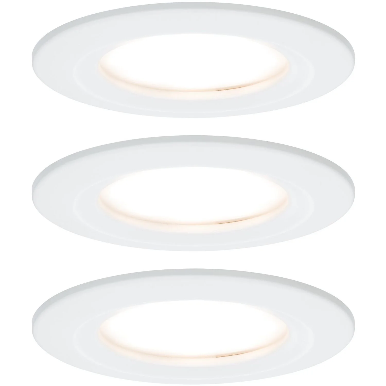 Paulmann LED-Einbauleuchte Set Nova Coin Starr 3 X 6,5 W / 2'700 K 4 Paulmann LED-Einbauleuchte Set Nova Coin Starr 3 X 6,5 W / 2'700 K – Bild 4