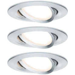 Paulmann LED-Einbauleuchte Set Nova Coin Schwenkbar 3 X 6,5 W / 2'700 K -Lampen & Leuchten affär 934695 2