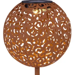 Globo Solarleuchtkugel Metall Rost Ø 18,5 Cm 12 Globo Solarleuchtkugel Metall Rost Ø 18,5 Cm -Lampen & Leuchten affär 934909 2