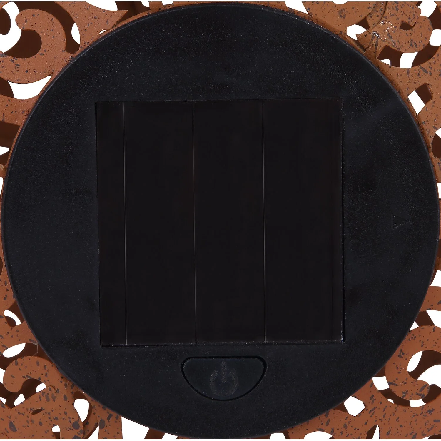 Globo Solarleuchtkugel Metall Rost Ø 18,5 Cm 6 Globo Solarleuchtkugel Metall Rost Ø 18,5 Cm – Bild 6