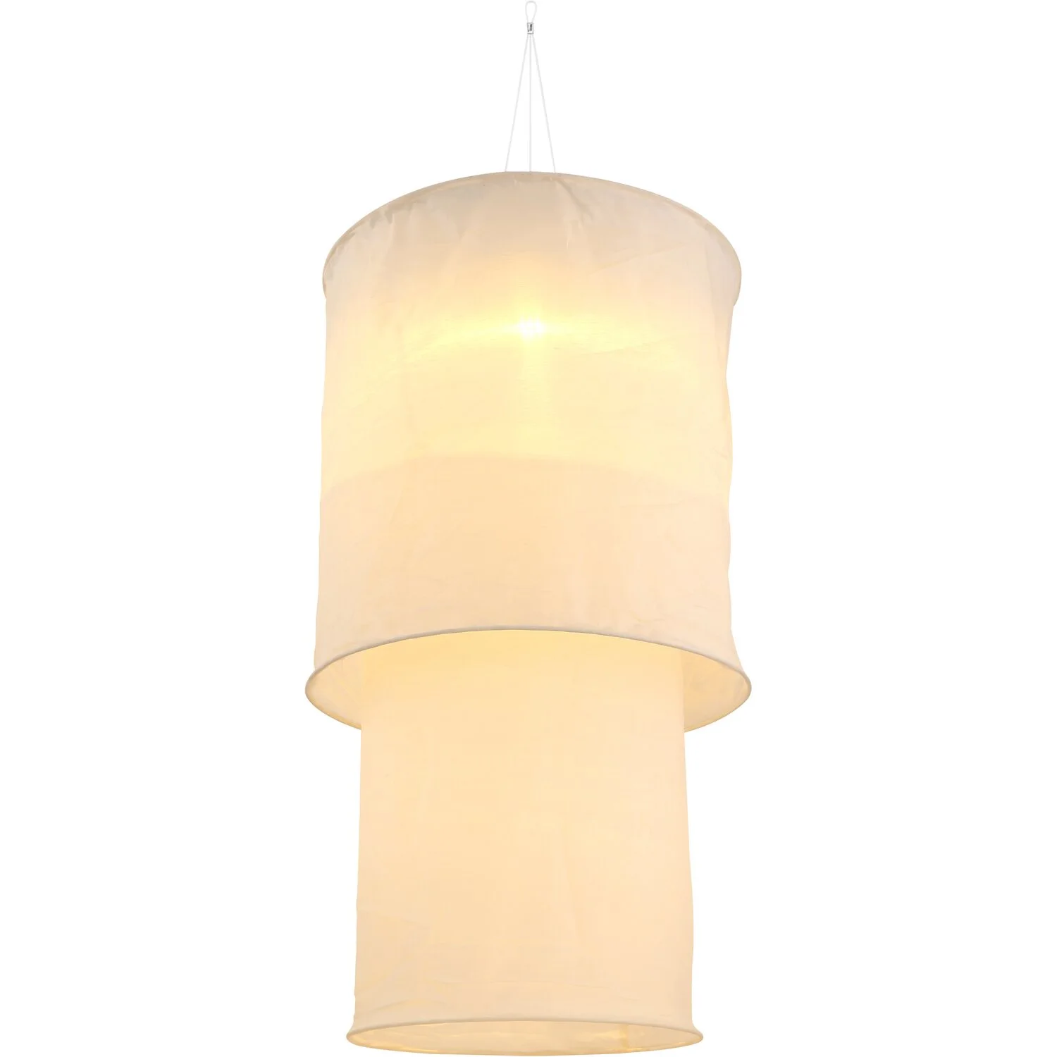 Globo LED-Solarhängeleuchte Leinen Weiss Höhe 100 Cm / 0,2 W / 1'800 K 1 Globo LED-Solarhängeleuchte Leinen Weiss Höhe 100 Cm / 0,2 W / 1'800 K