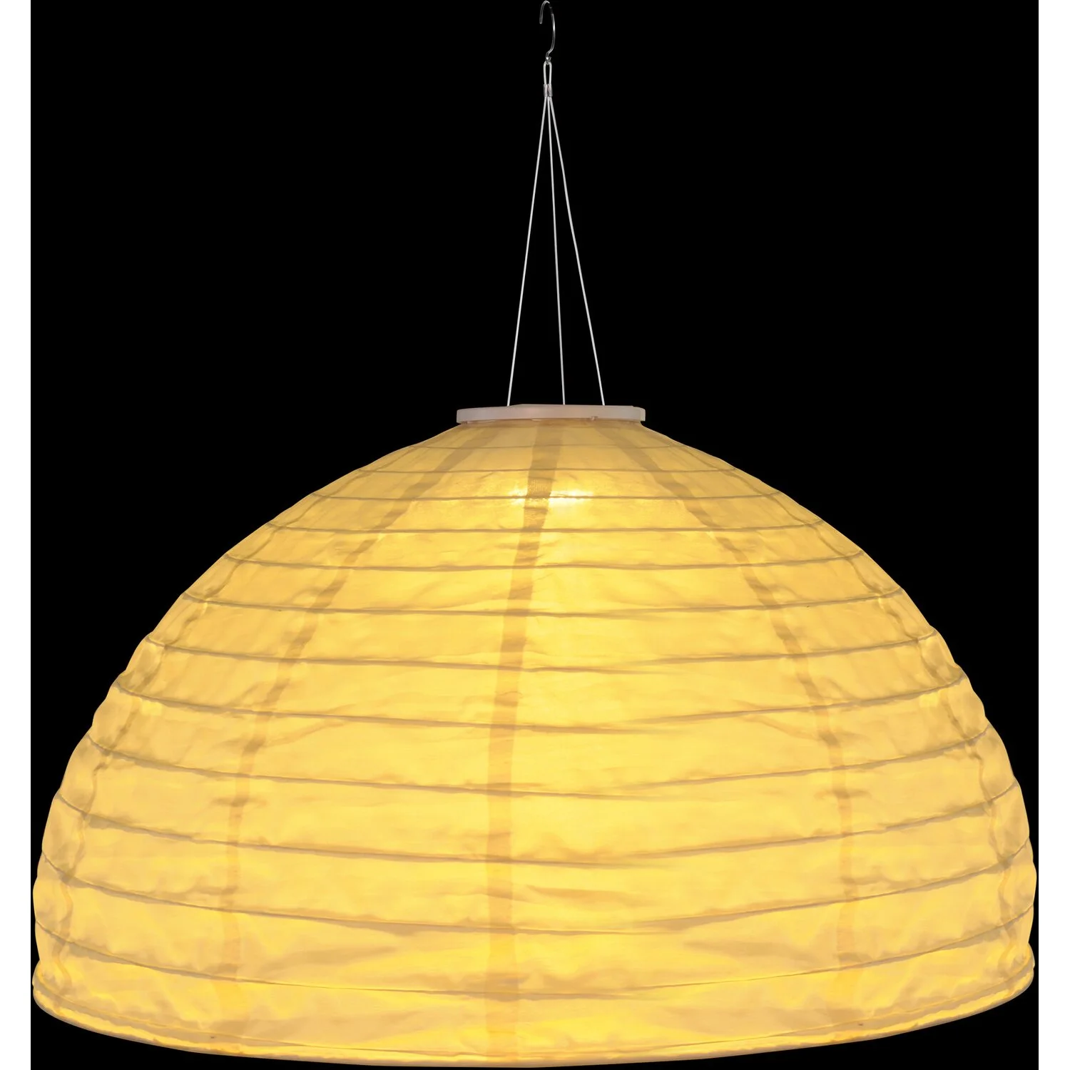 Globo LED-Solarhängeleuchte Leinen Weiss Höhe 30 Cm / 0,2 W / 1'800 K 6 Globo LED-Solarhängeleuchte Leinen Weiss Höhe 30 Cm / 0,2 W / 1'800 K – Bild 6