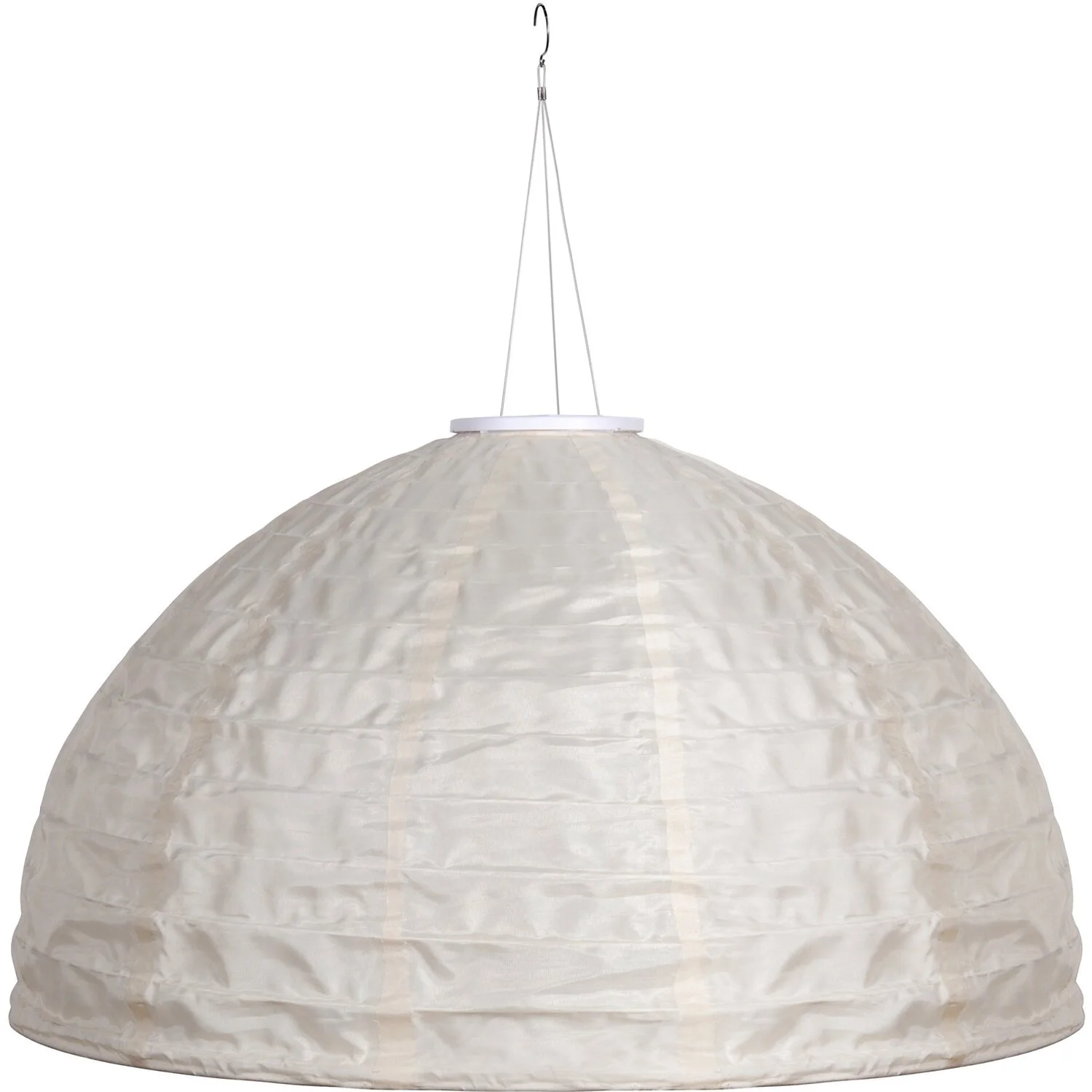 Globo LED-Solarhängeleuchte Leinen Weiss Höhe 30 Cm / 0,2 W / 1'800 K 7 Globo LED-Solarhängeleuchte Leinen Weiss Höhe 30 Cm / 0,2 W / 1'800 K – Bild 7