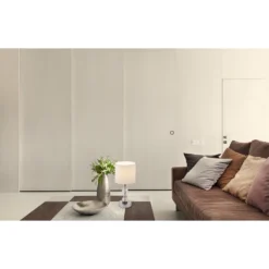 Globo Tischleuchte E14 Metall Chrom-Weiss Ø 21 Cm / Höhe 47 Cm 16 Globo Tischleuchte E14 Metall Chrom-Weiss Ø 21 Cm / Höhe 47 Cm -Lampen & Leuchten affär 940527 1