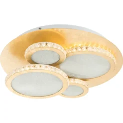 Globo LED-Deckenleuchte Tilo Metall Blattgold EEK A+ Ø 45 Cm / Höhe 14 Cm -Lampen & Leuchten affär 940711 7