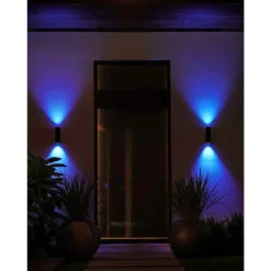 Philips Hue LED-Aussenwandleuchte Appear Schwarz 8 W -Lampen & Leuchten affär 964112 1