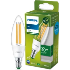 Philips LED-Leuchtmittel Kerze Klar Warmweiss E14 / 40 W / 3'000 K / 485 Lm -Lampen & Leuchten affär 998900 2